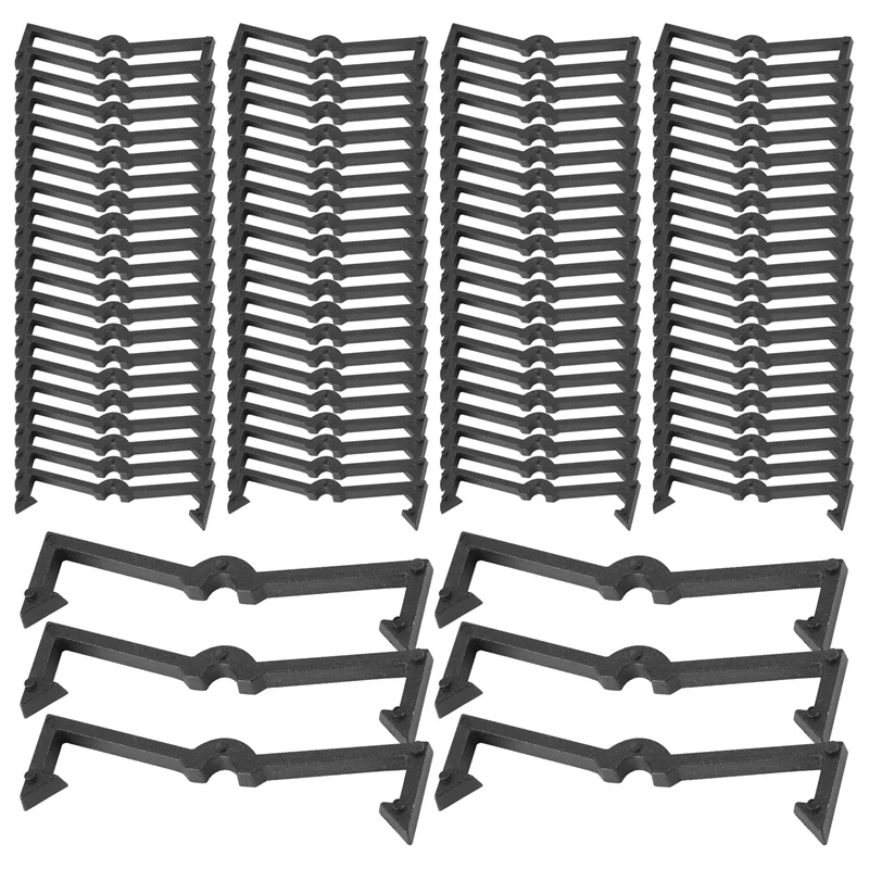 A98E-100 Pieces Of Plastic Pegboard Hook Lock Pegboard Display Hook Storage Rack