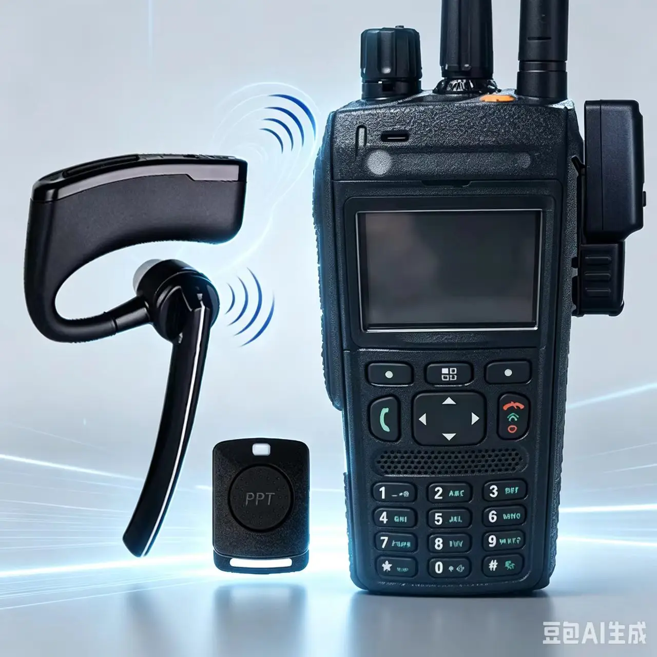 Walkie Talkie Wireless Earpiece Bluetooth Headset Two Way Radio BT Earphone For Motorola MTP3550 MTP3250 XiR8608 DP2000 XPR3500