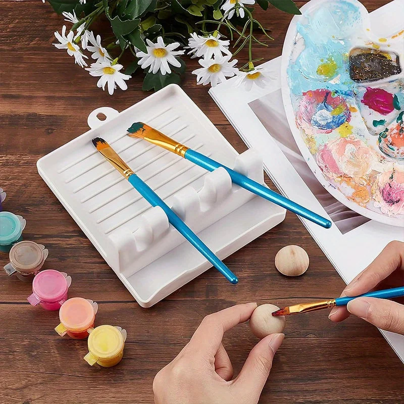 

1pc Plastic Beading Storage Tray, DIY Tool Organizer Jewelry Accessories Sorter, Multipurpose Paint Brush Calligraphy Pen Holder