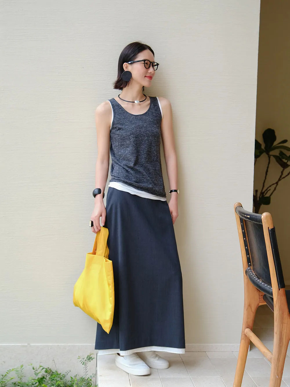 Soft Comfortable Woolen Knitted U-Ne Vest by Malin Spring 2026 Casual Loose Fit Ladies Faion Casual Wear Daily Use