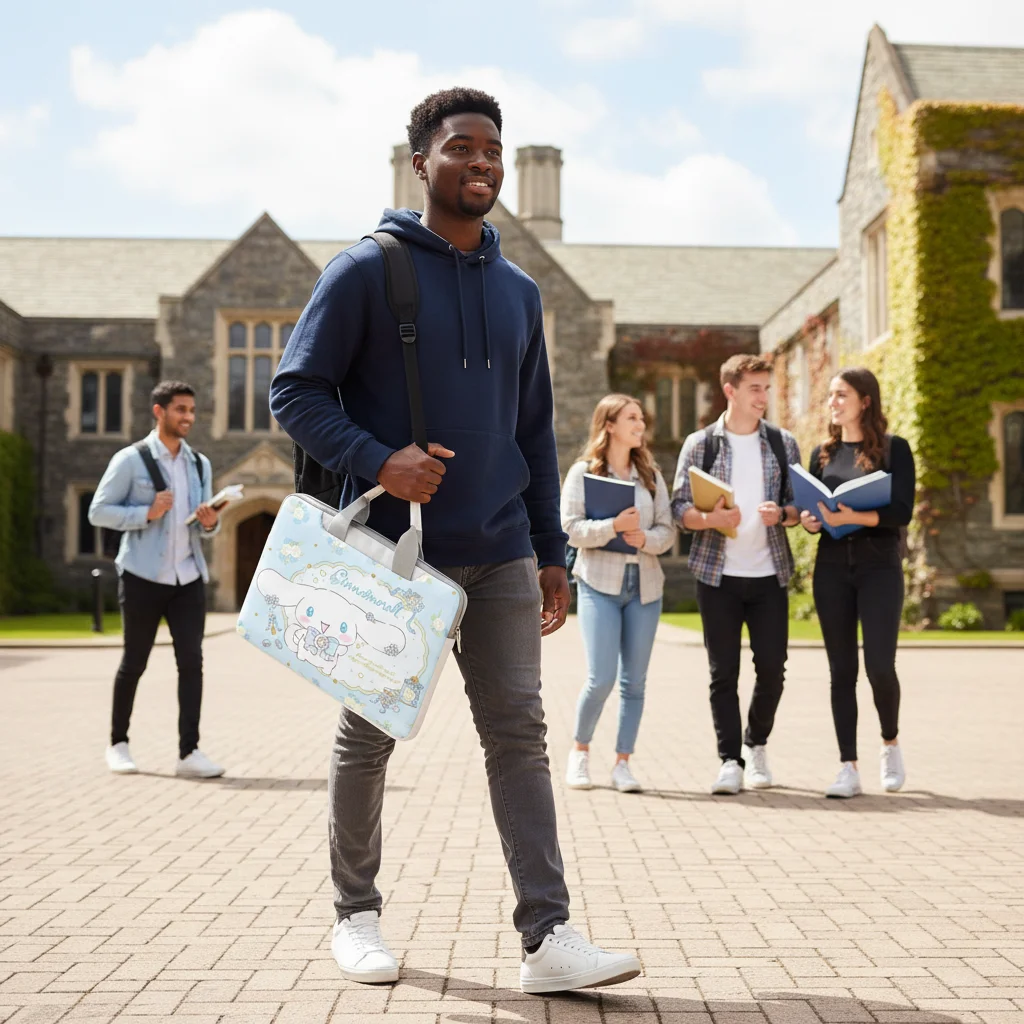 

Портативная сумка-чехол для ноутбука Pachacco Hello Kitty Kuromi для MacBook 12, 13, 13.3, 14, 15.6, 16 дюймов, MacBook Air, Asus – идеальный подарок на праздники