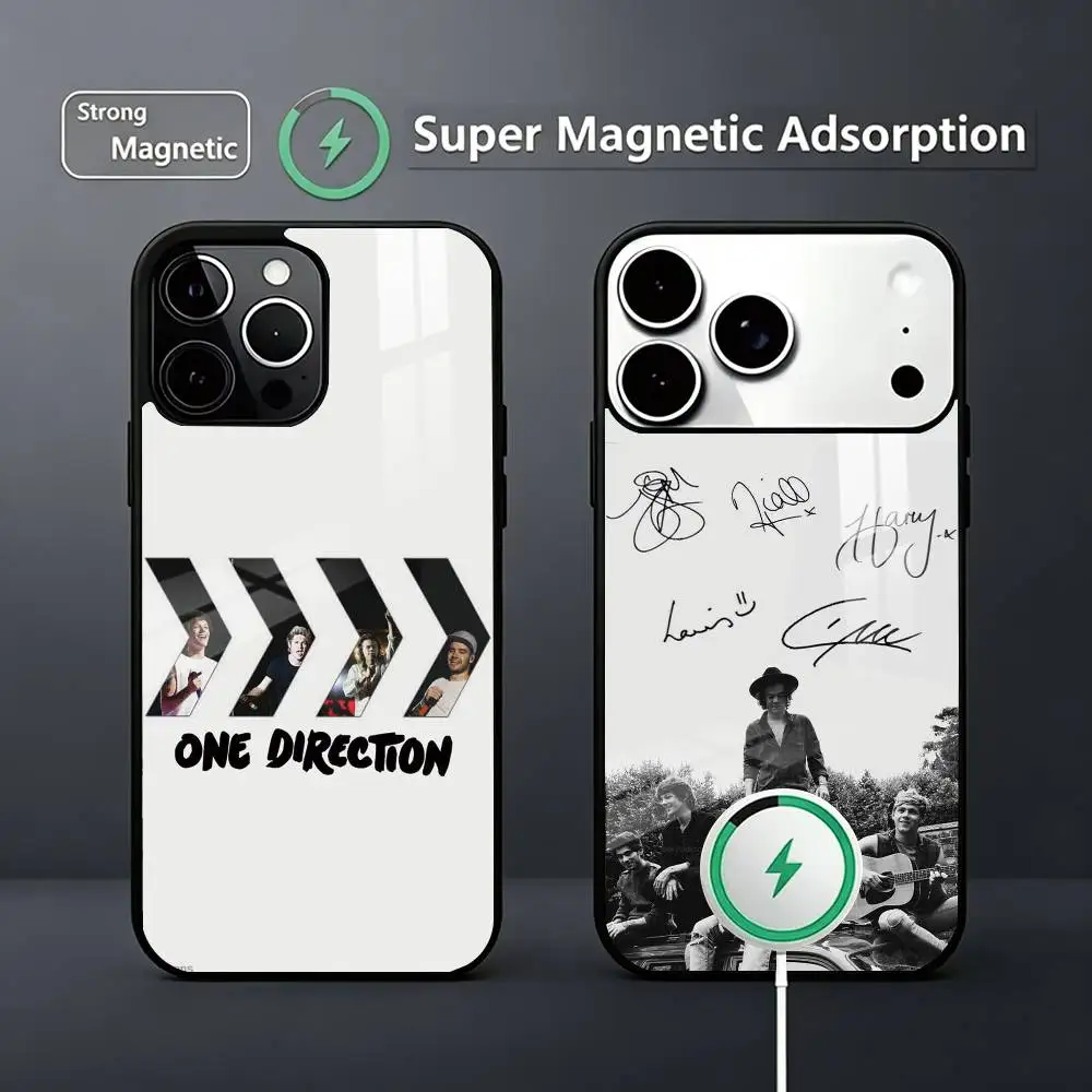

One D-Direction-ES Band Phone Case For iPhone17,16,15,14,13,12,11 Plus,Pro Magnetic Supports Magnetic Wireless Charging