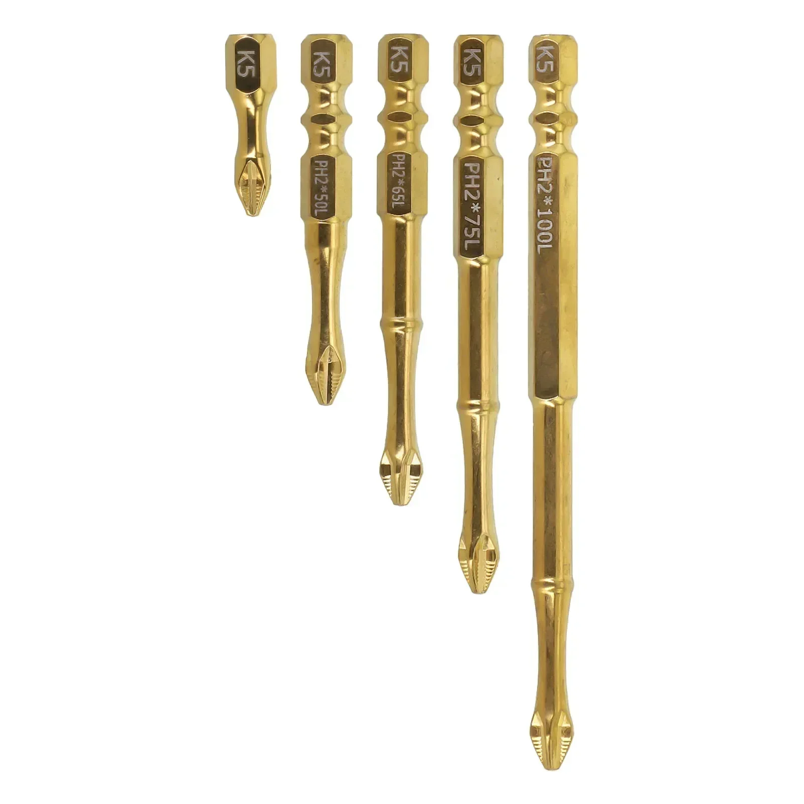 Cacciavite antiscivolo K5 PH2 Durezza del cacciavite a croce con testa magnetica per lotto - Utensili manuali per cacciavite con punta da trapano a impatto