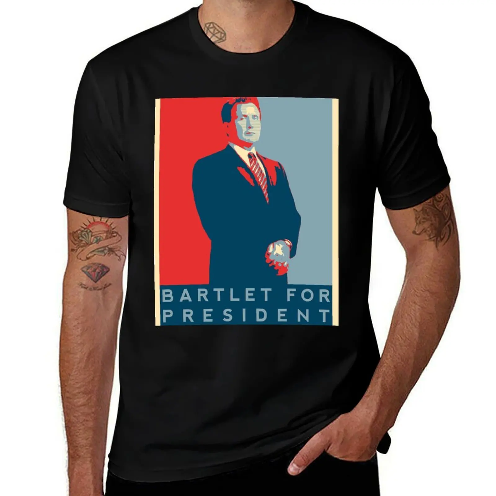 

The West Wing's 'Bartlet for President' T-Shirt anime anime clothes Men's clothing