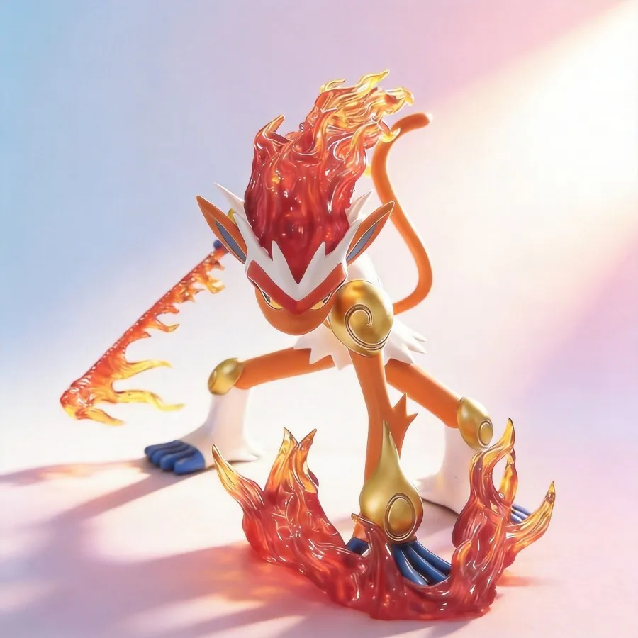 

Anime Pokemon Infernape Figure 13cm GK Statue Collectible Model Toy Desktop Ornament for Fans Home Decoration
