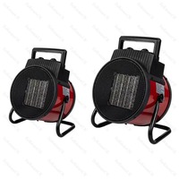 3500W Portable Industrial Electric Heater Thermostat Air Warmer Radiator Room Fast Heat 3 Gear Adjust Overheat Protection 2500W