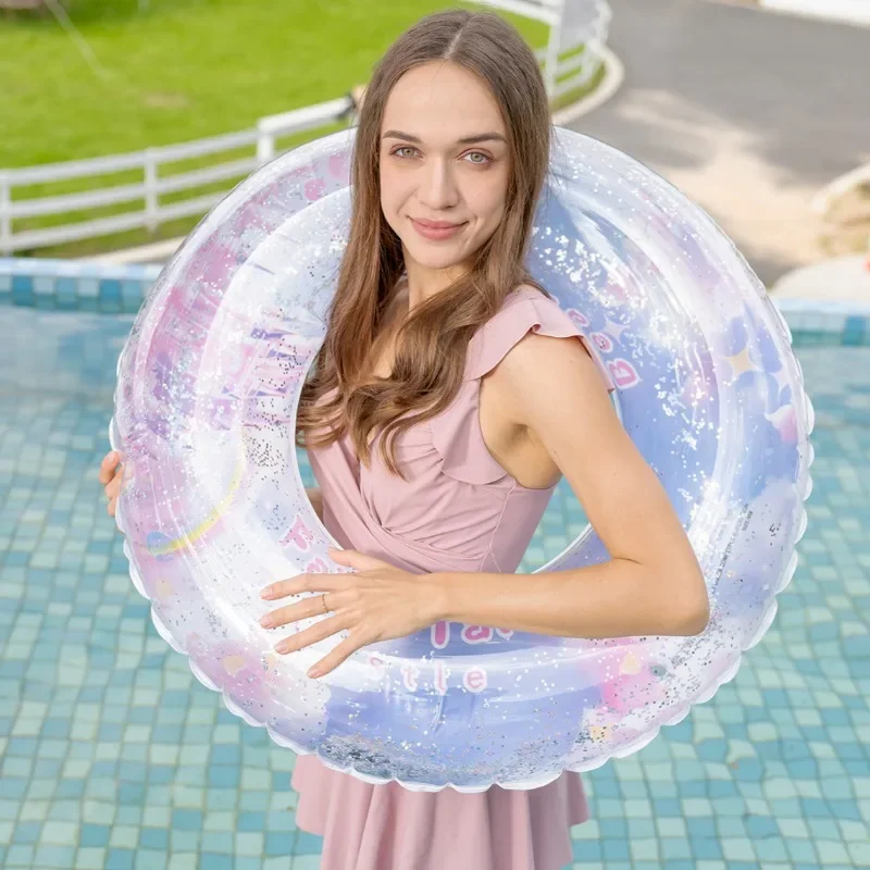 꿈꾸는 성 풍선 장난감 여름 풀 수영 반지 PVC 두꺼운 부동 물 장난감 어린이 성인을위한 야외 풍선 장난감