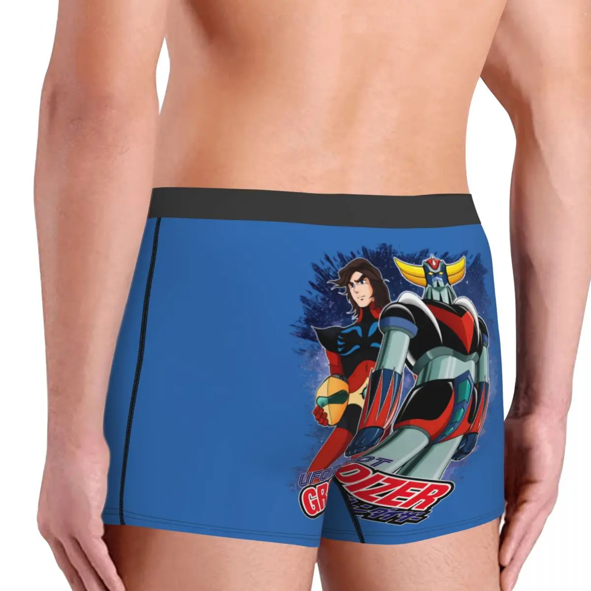 Goldorak Grendizer Actarus Underwear Men Sexy Printed Custom UFO Robot Goldrake Boxer Shorts Panties Briefs Soft Underpants