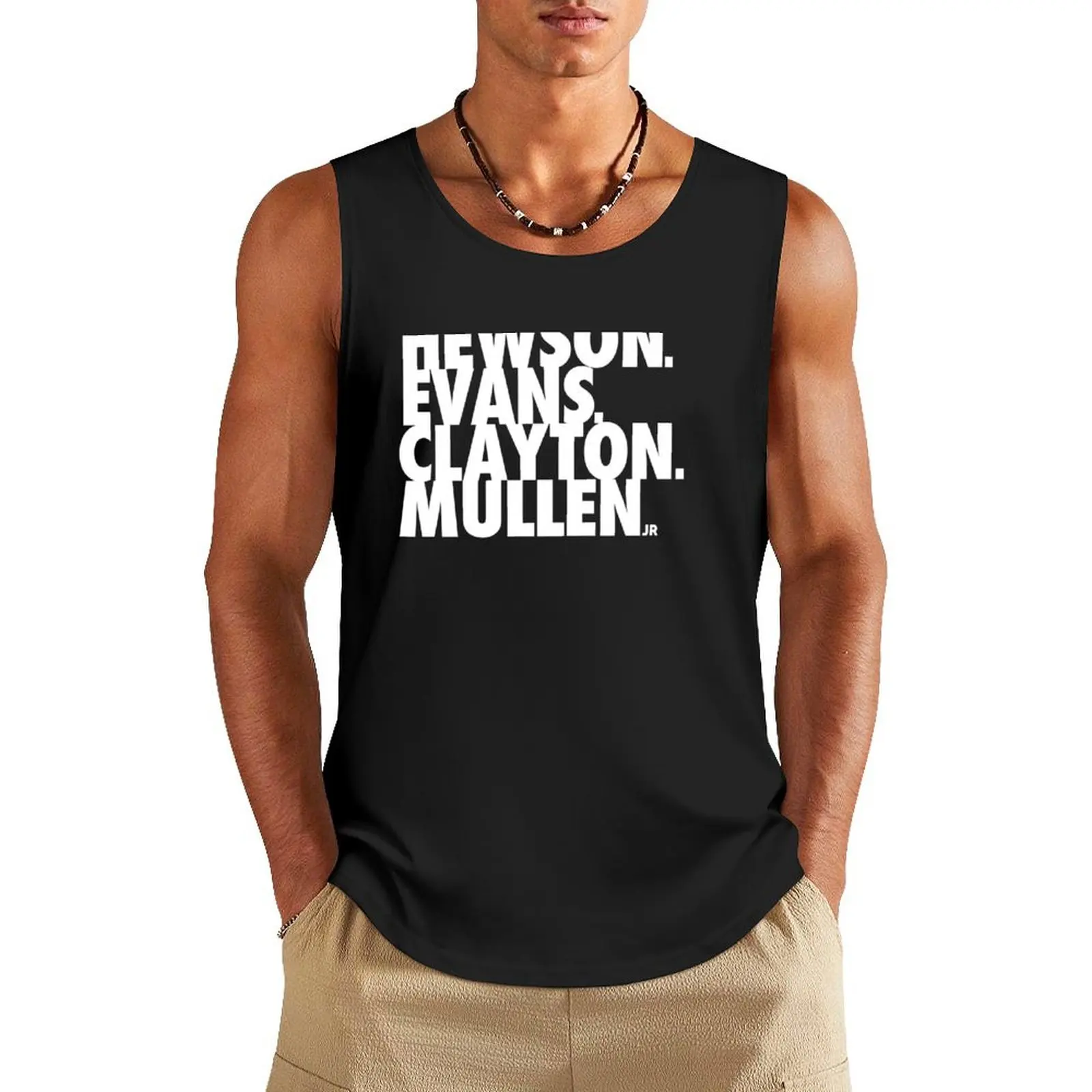 Hewson Evans Clayton and Mullen Tank Top T-shirts men sleeveless vests Men's summer clothes