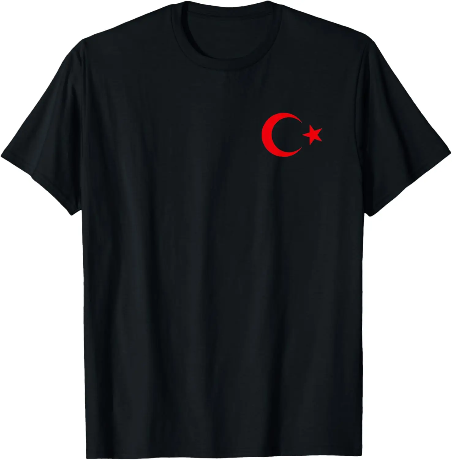 Turkey Flag Turkish Emblem Istanbul T-Shirt 100% Cotton Trendy Y2K Short-Sleeve Tee – Soft, Quick-Drying, & Moisture-Wicking;
