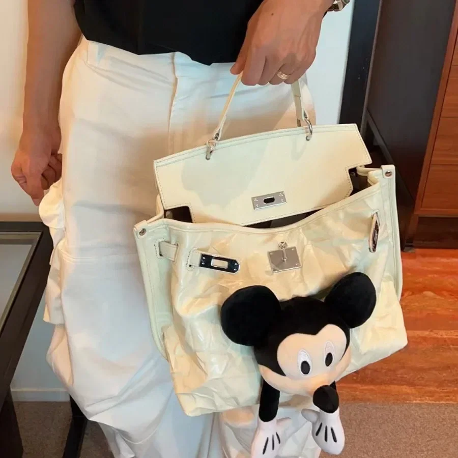 Disney Purses and Handbags Mickey Dolls Shoulder Bag High-capacity Crossbody Bags for Women Cute Cases Korean Fashionable Pouch