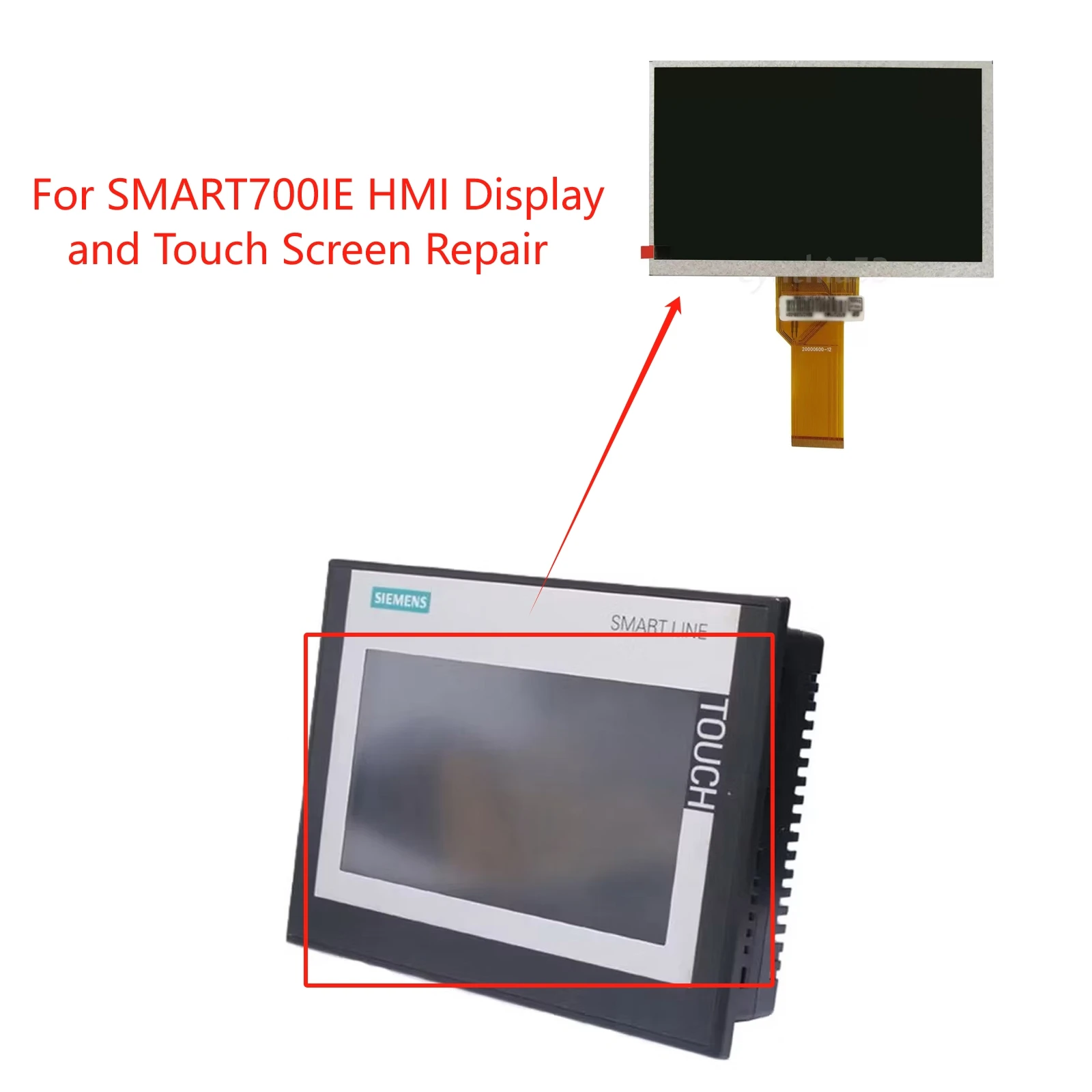 smart700ie-hmi修理用の新しいオリジナルlcdディスプレイとタッチスクリーン