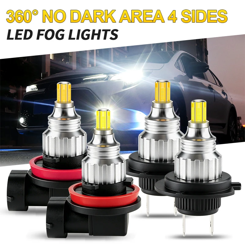 

2Pcs 30W 12000LM H8 H11 H7 9005 9006 Car LED Front Fog Light H9 HB3 HB4 P13W PSX24W PSX26W H16 DRL Lamp 12V Accessories