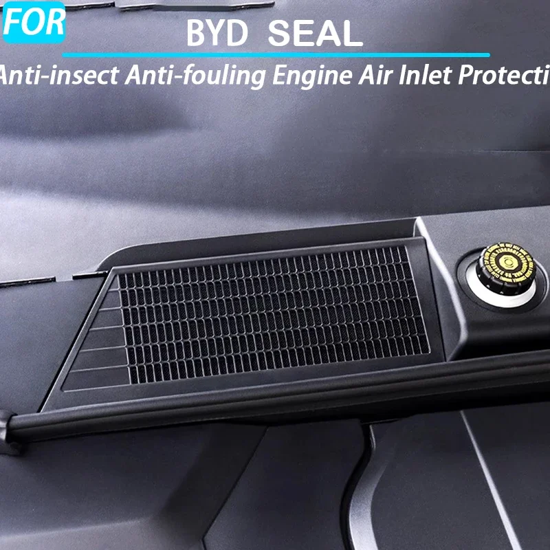 Anti-insect Anti-fouling Engine Air Inlet Protective Cover for BYD SEAL Interior Accessories 2022 2023 2024 2025