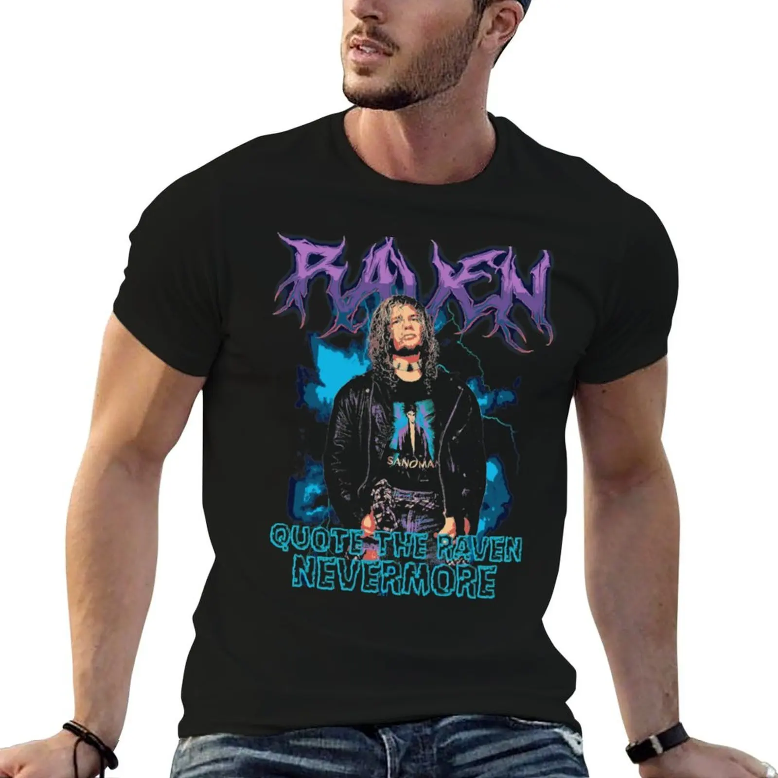 Raven T-Shirt blacks gifts for boyfriend mens graphic t-shirts anime