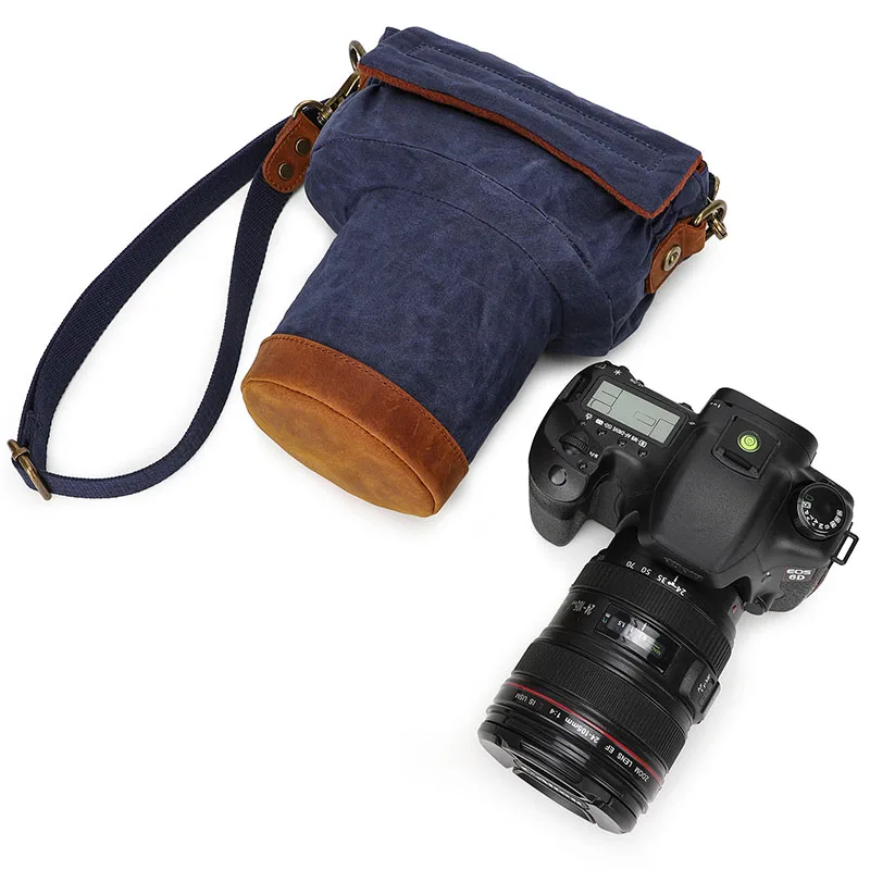 Camera Shoulder Bag Wear-resistant And Aseismic Seven Color Cotton Camera Protection Bag Simple And Lightweight SLR Camera Bag