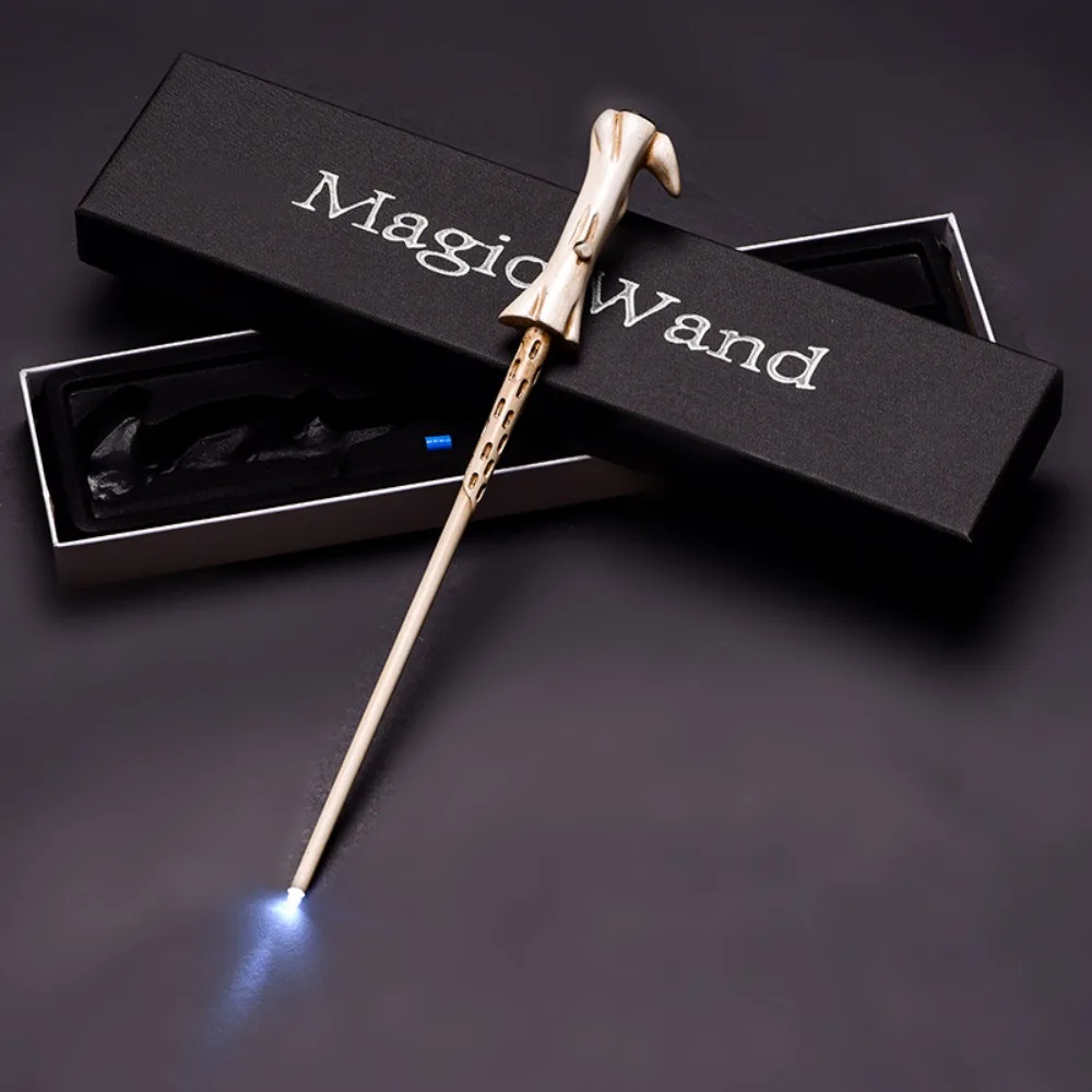 Harry Potter battery luminous wand, role-playing costume props, birthday party magic accessories and toys with gift boxes. view 3