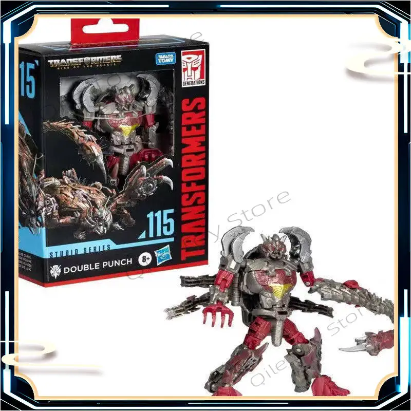 Op voorraad getransformeerd speelgoed Film 7 Power Rangers Rise SS115 Double Pincer Double Fist Action Figure Collection Gift