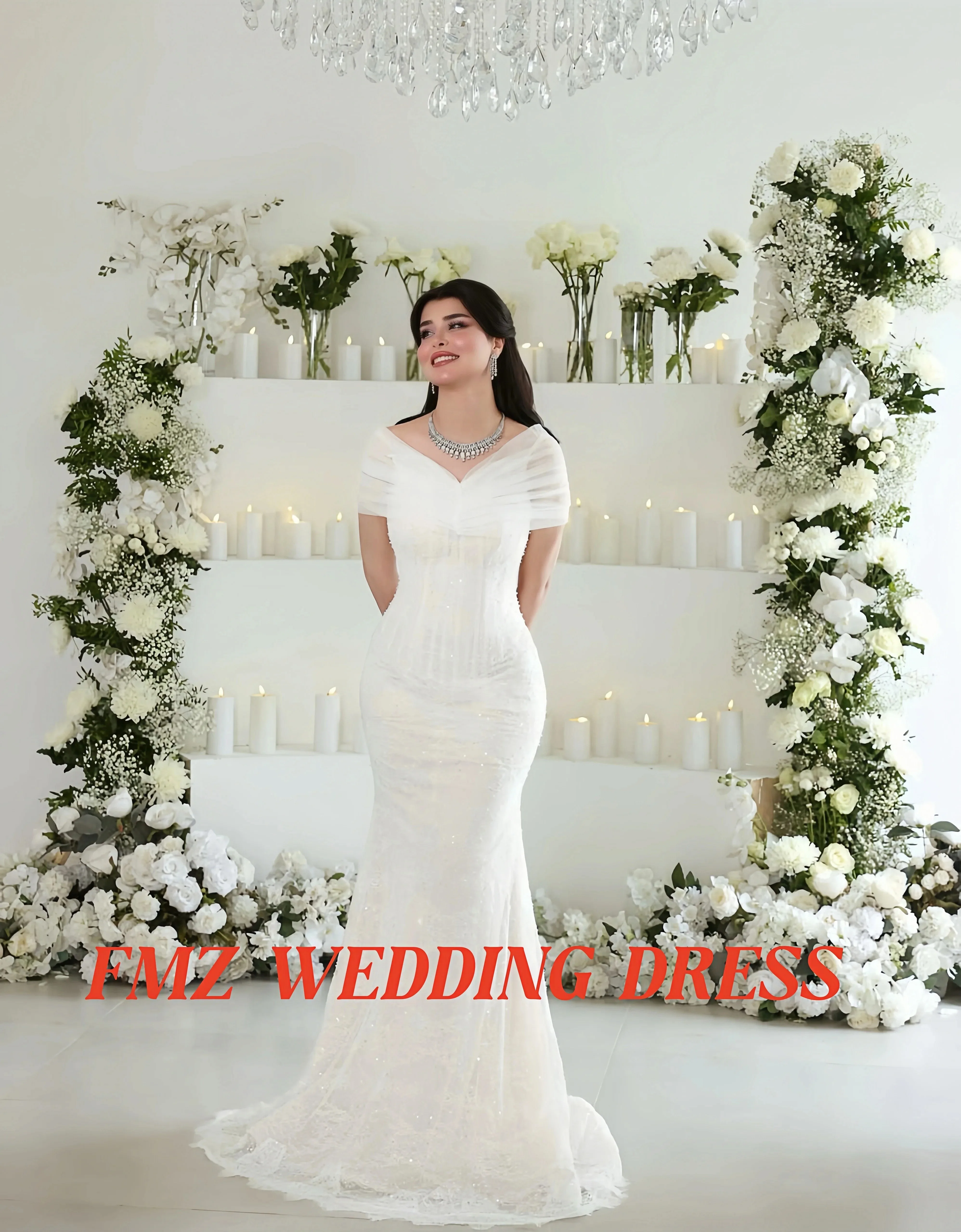 Индивидуальное свадебное платье с вырезом в форме сердца и открытыми плечами без рукавов, платье русалки, свадебное платье, платье для женщин, robe de mariee