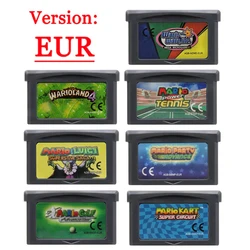 GBA Game Cartridge 32 Bit Video Game Console Card Mario Series Super Mario Advance Super Mario Bros Mario Kart for GBA/SP/DS