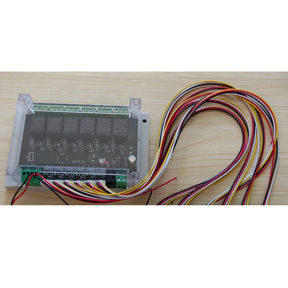 

6 channels relay board self-locking, inter-reset, interlocking touch control module without butons