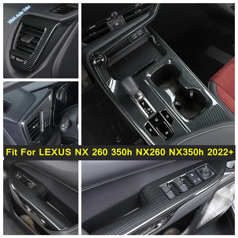 

Auto Gear Shift Box / AC Air Outlet / Window Glass Lift Accessories Cover Trim For LEXUS NX 260 350h NX260 NX350h 2022 2023 2024