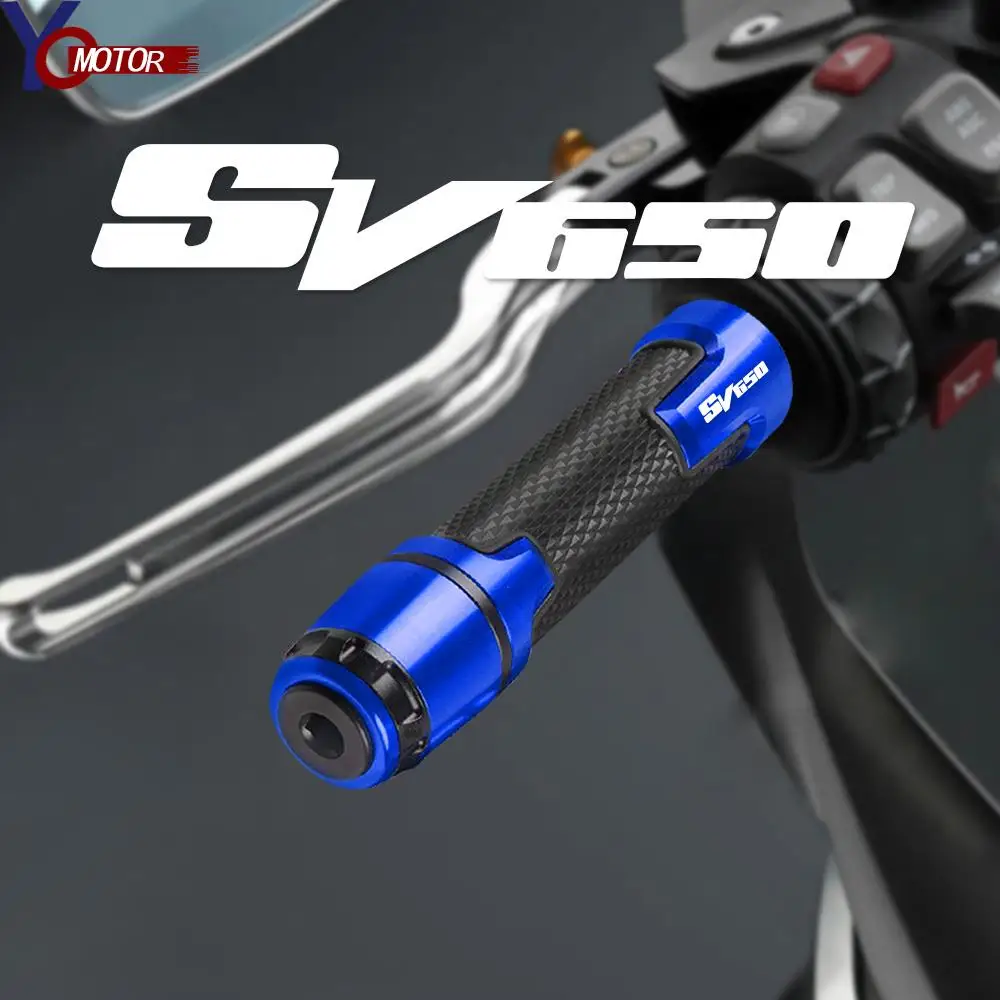 

For SUZUKI SV 650 1999-2019 2018 2017 2016 2015 SV650 SFV650 GLADIUS 2009-2016 Accessories Motorcycle Rubber Gel Handlebar Grip