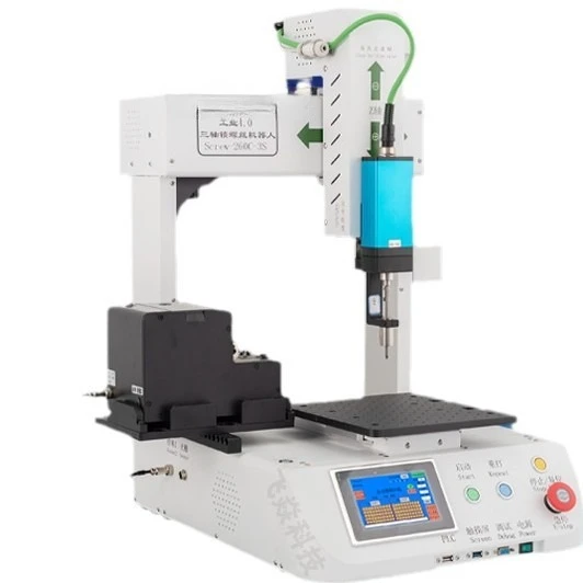 

Factory direct sales automatic mini screw machine single axis single station blowing type automatic screw machine