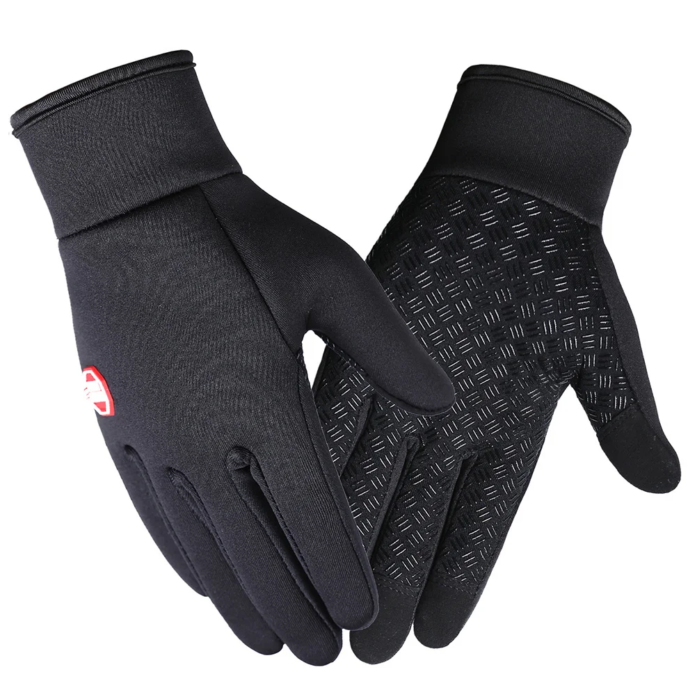 

1 пара водонепроницаемых перчаток с сенсорным экраном, ветрозащитные, термо, женские, для активного отдыха, с силиконовым покрытием для улучшения сцепления, для велоспорта, пеших прогулок, катания на лыжах