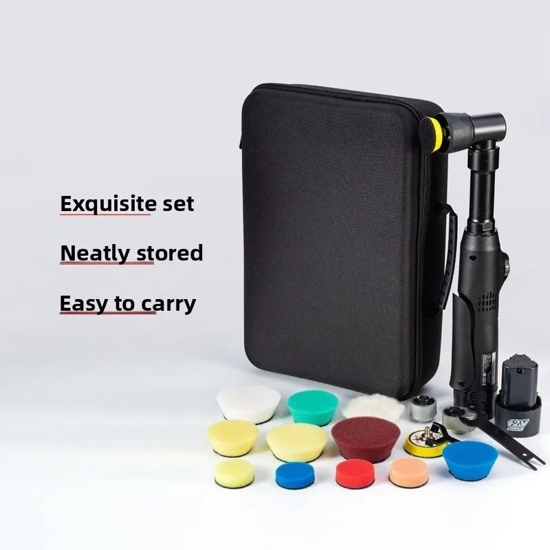 Car beauty details polishing machine wireless rechargeable lithium battery micro grinder 1 inch 2 inch tooth brushing machine