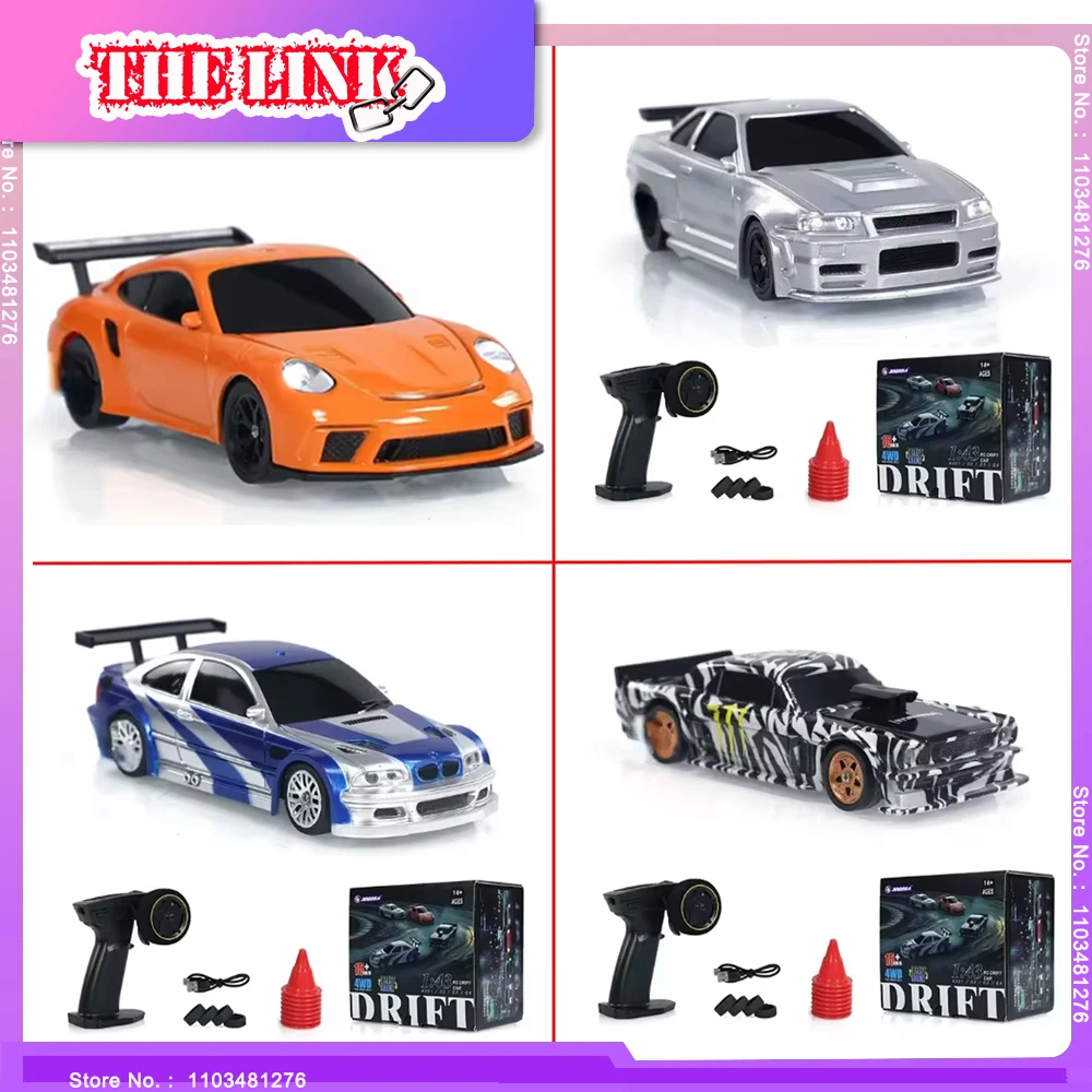 

Thelink 2.4G RC Drift Car 15km/h 1/43 4WD Remote Control Car High Speed Four Wheel Drive Radio Controlled Racing Cars Model Boys