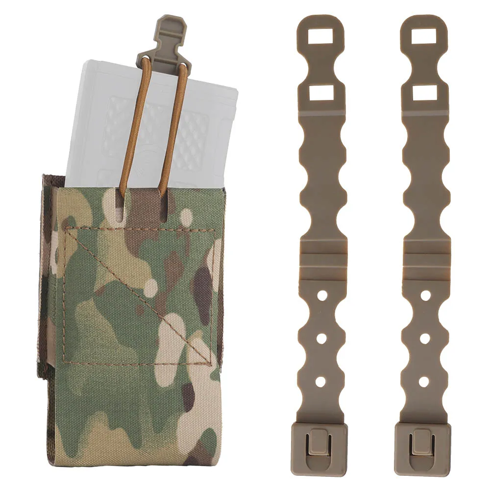 

Airsoft 5.56/7.62 Magazine Pouch Hunting Rifle Universal Elastic Mag Pouch AR15 Molle Tactical Lightweight Single Magazine Bag
