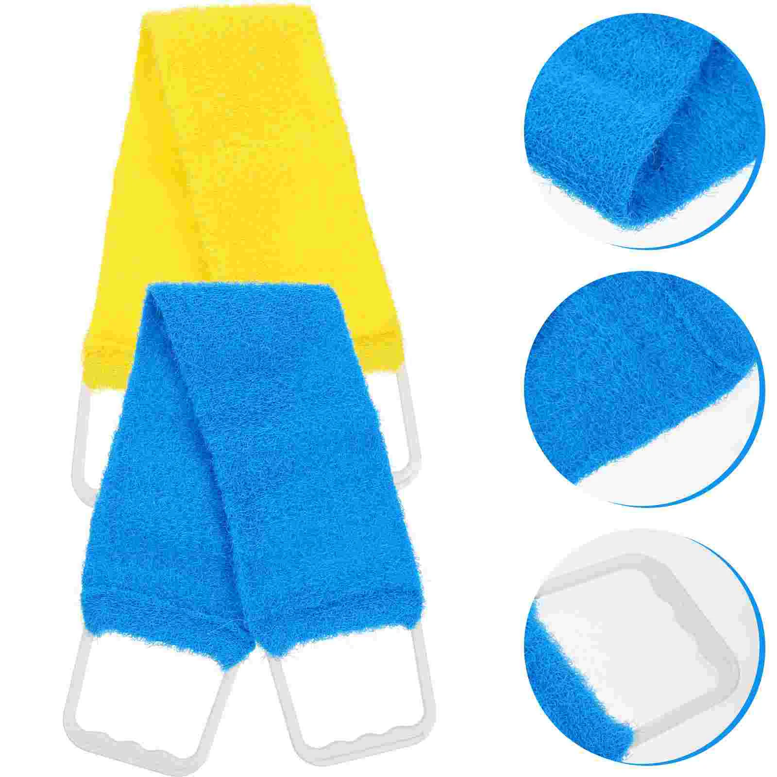 Body Scrub Bath Sponges Brush Men Back Scrubber Massage Towel Take Washing Machine Man