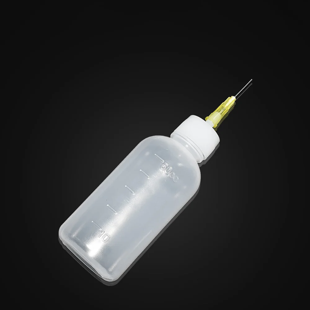 30 50ml 100ml PE Plastic Squeezable Solvent Bottle Needle Tip Soldering Cleaning Liquid Flux Alcohol Oil Dispenser Empty Bottle