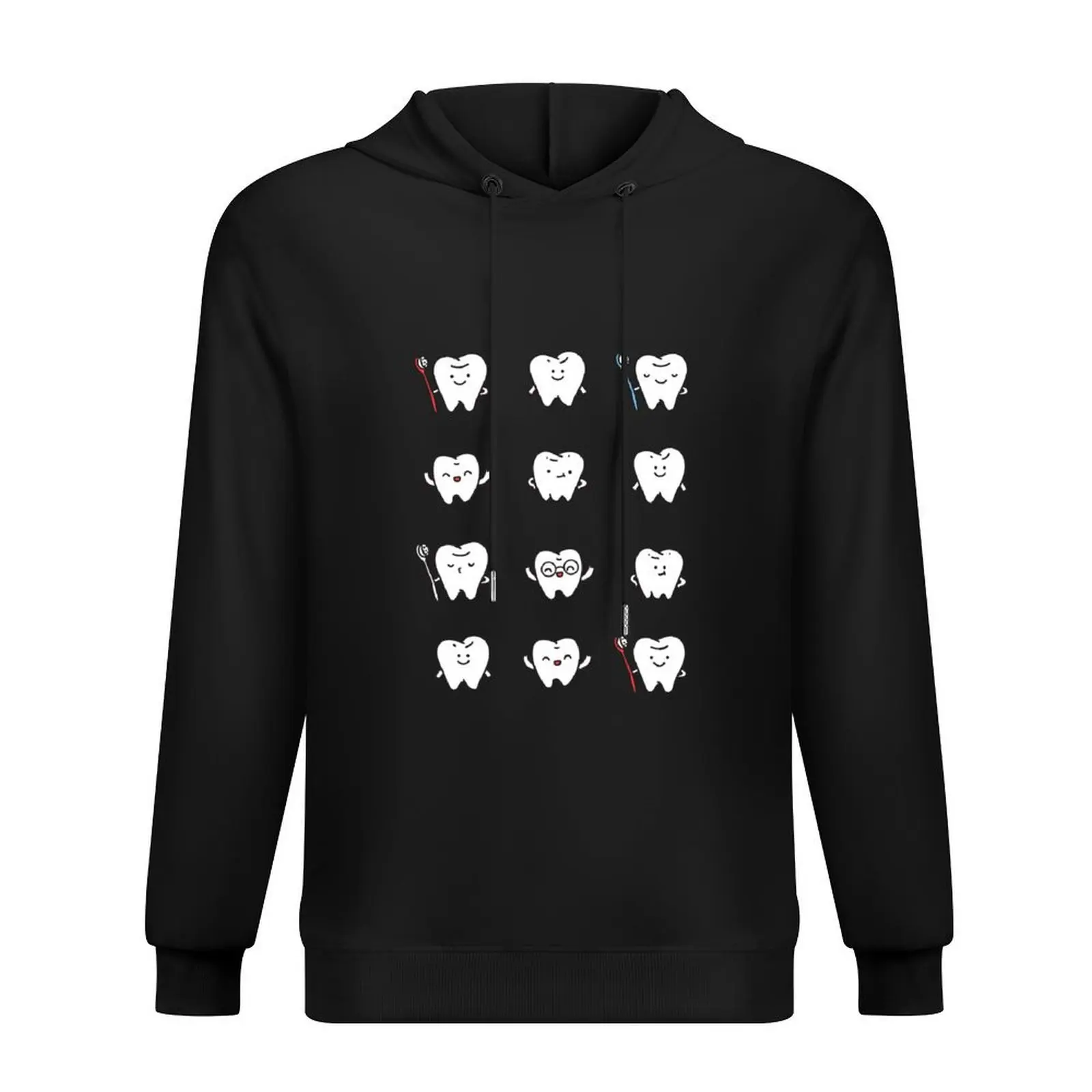 

Funny teeth. Cute tooth art. Dentist pattern design. Hoodie mens clothes mens clothing men's clothes hoodie streetwear