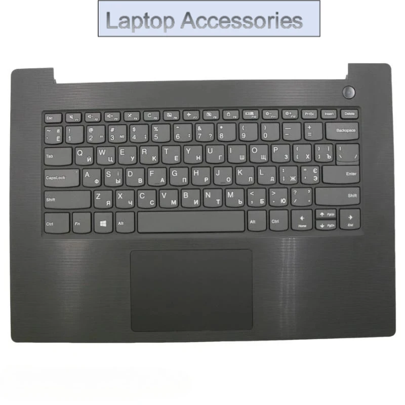

UKR Ukrainian Iron Gray Keyboard Upper Case Palmrest Shell Cover For Lenovo V130 14 14IKB 14IGM 5CB0R34924