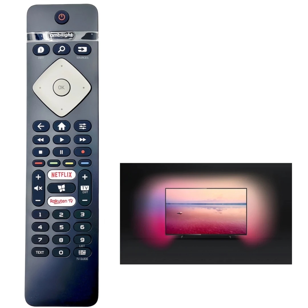 Original Remote Control BRC0884402/01 398GR10BEPHN0017BC For Philips 2021 4K UHD LED Android TV