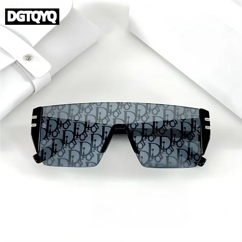 

2026 New Rimless Oversized Sunglasses Women Men Luxury Brand High Quality Sun Glasses Ladies Unisex Eyewear UV400 Oculos De Sol