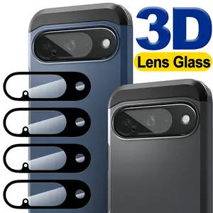Bilashmart 1/3/5 3D Curved Camera Lens Protectors 9H Hardness Tempered Glass Lens Cover Film Google Pixel 10/10 Pro/10 Pro XL