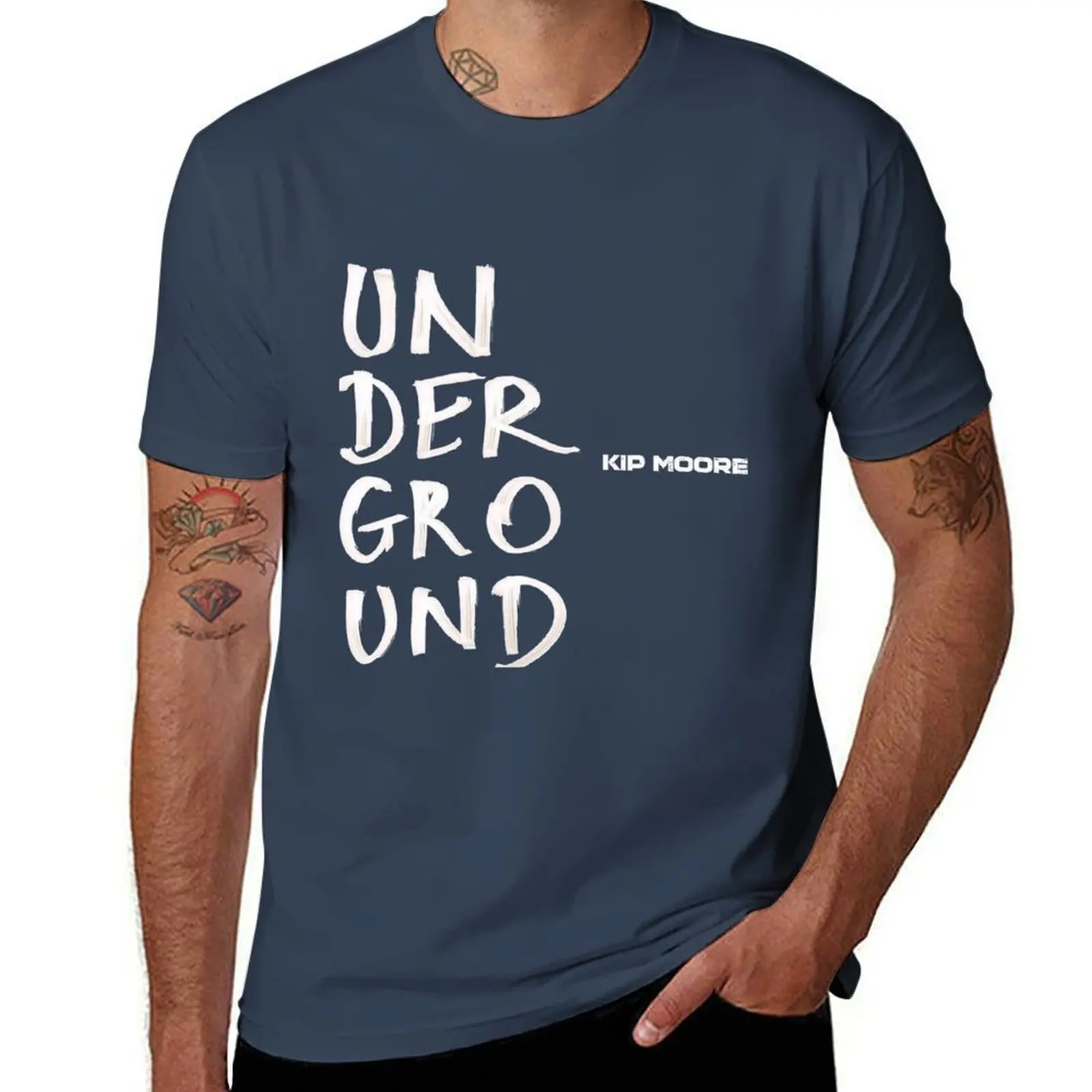 

kentang kip 2019 moore underground T-Shirt Soft Touch Basic Cotton T-Shirt