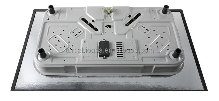 Hochwertiger 2-Brenner-Gas-Biogasherd mit integriertem Doppelbrenner