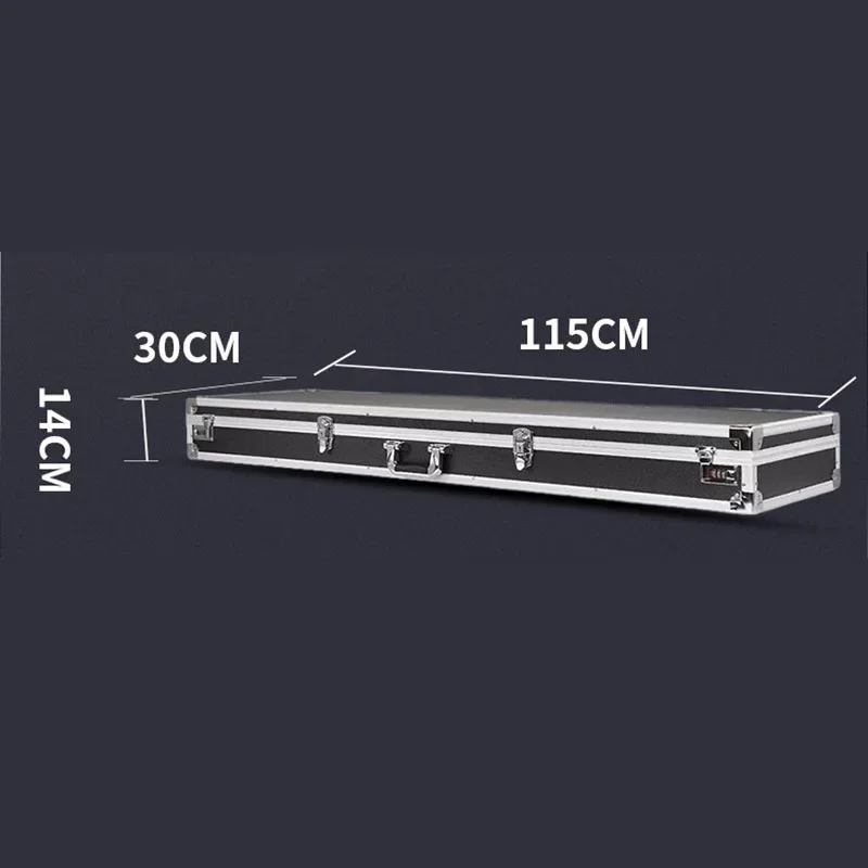 Caixa Multifuncional Instrumento, Liga De Alumínio, Caixa De Arma, Caso Rígido Portátil, Handheld Toolbox, Caso De Transporte, Organizador Mala