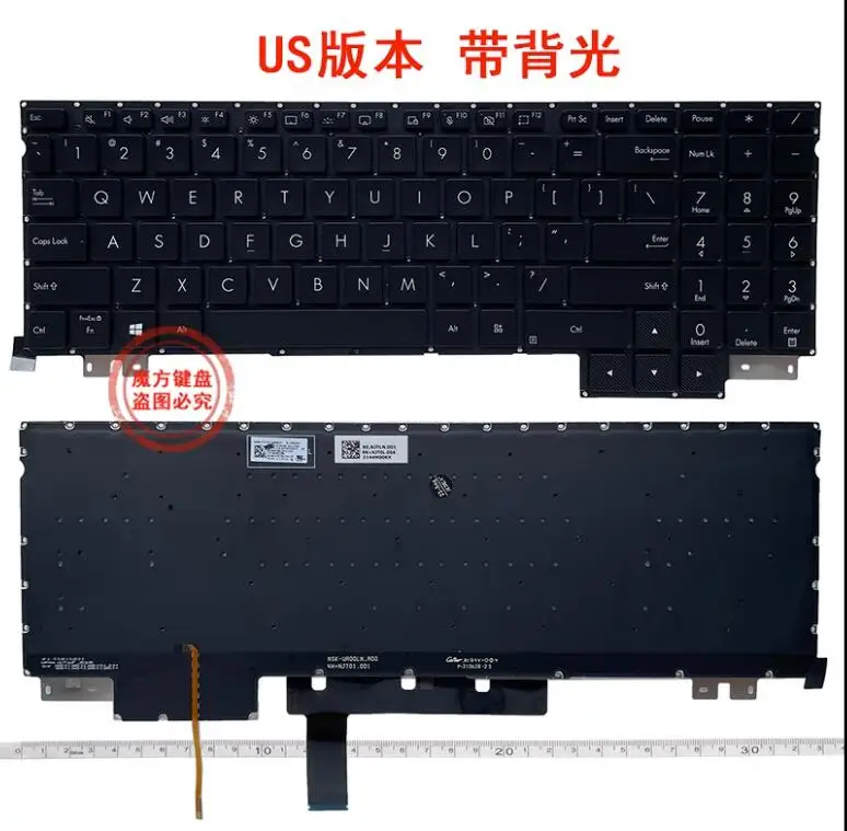 New US backlit keyboard for Asus ProArt Studiobook 16