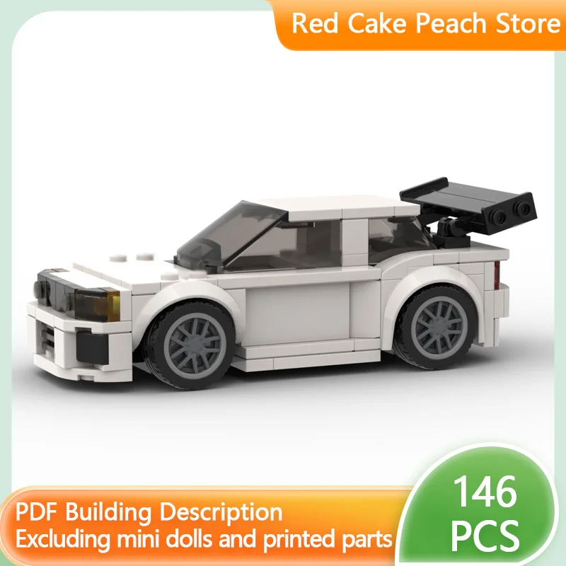 

Speed Racing Car Model MOC Building Bricks M3 GTR Two-Door Hypercar Modular Technology Children Holiday Gifts Assemble Toys Suit