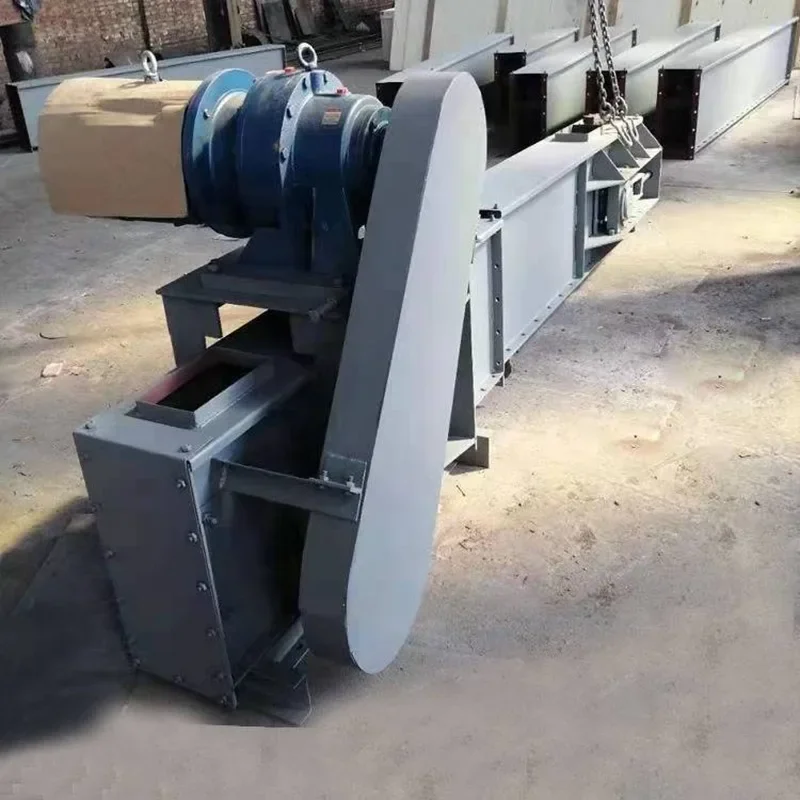 Mining Machinery Scraper Building Materials Factory Stainless Steel Scraper Dust Material Conveyor