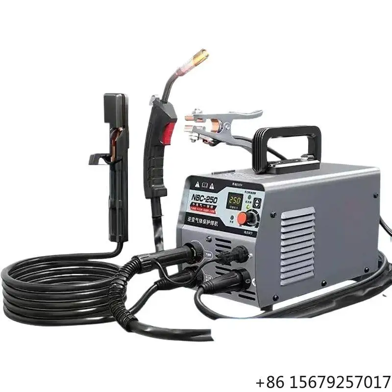 250 Amp MMA Inverter ARC Welder Electric Machine for Industrial and Home Use with Flux Wire