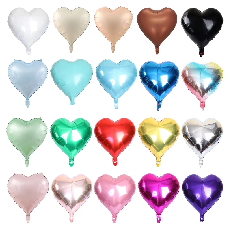 18 بوصة 1/5/10 قطعة الزفاف الديكور الحب القلب احباط بالونات عطلة زوجين رومانسية اقتراح حفلة عيد ميلاد حلية بالون #6