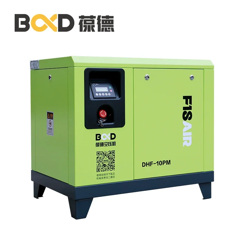 Variable Frequency Screw Air Compressor 7.5/15/37kw Industrial Pump Silent Large