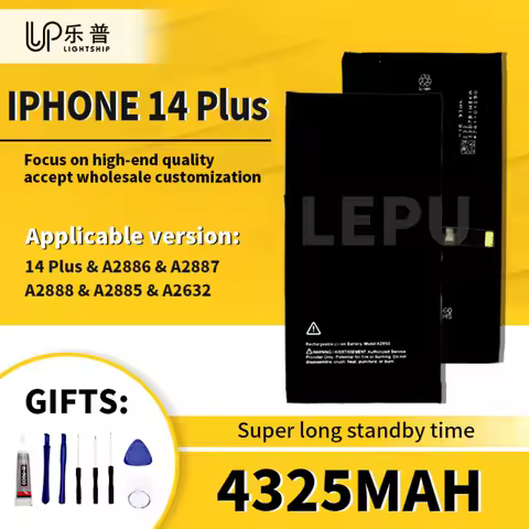 Battery for IPhone 14 Plus A2886 A2887 A2888 New Replacement Battery IPhone 14 Plus High Quality Battery 4325mAh + Tools Kits