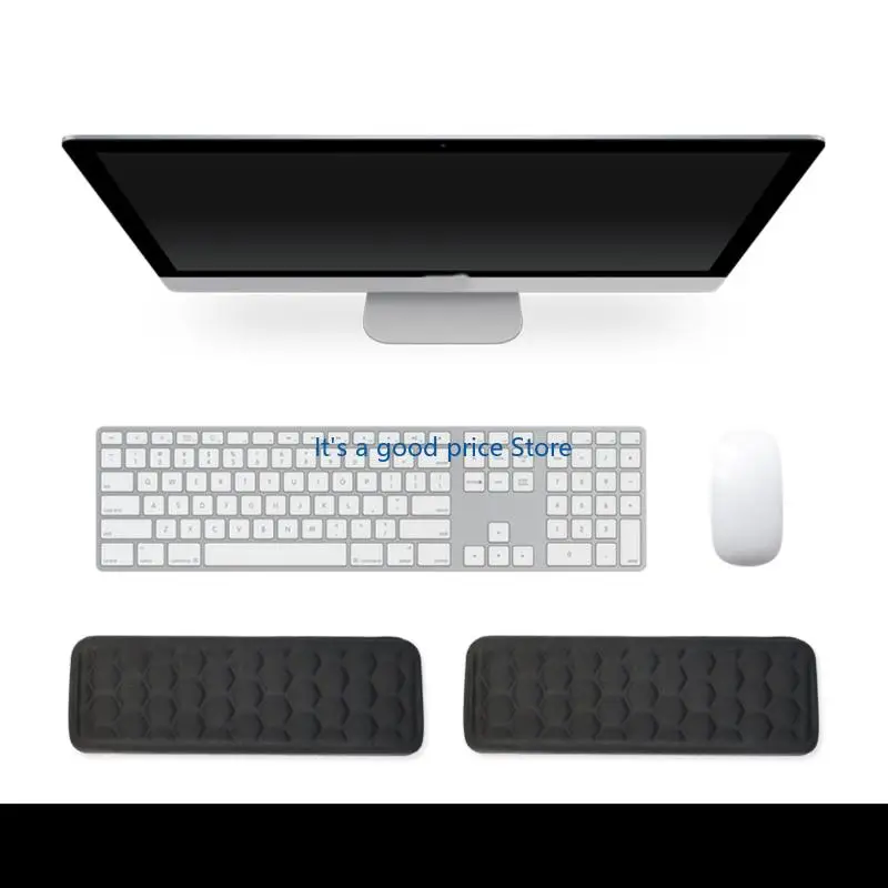  Memory Foam Wrist Rest For Keyboards And Mouse To Reduce Strain And Improve Typing Comfort